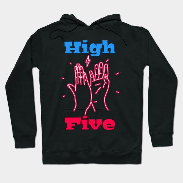 High five Hoodie by Mima_SY